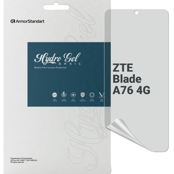 Фото - Защитная пленка для смартфона Armorstandart Matte for ZTE Blade A76 4G (ARM87514) Фото - Защитная пленка для смартфона Armorstandart Matte for ZTE Blade A76 4G (ARM87514)