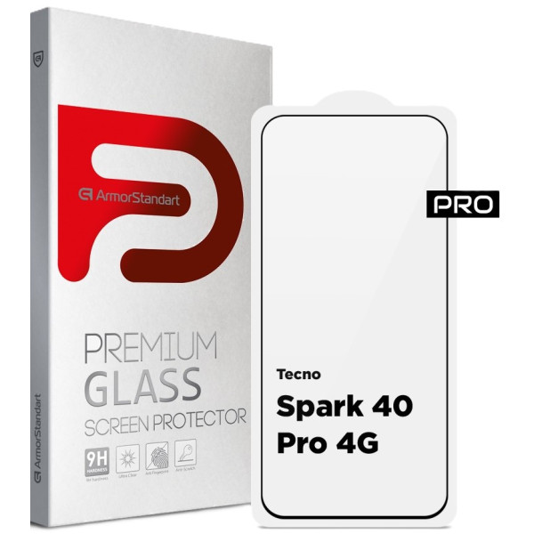 Фото - Защитное стекло для смартфона Armorstandart Pro for Tecno Spark 40 Pro 4G (ARM87519)