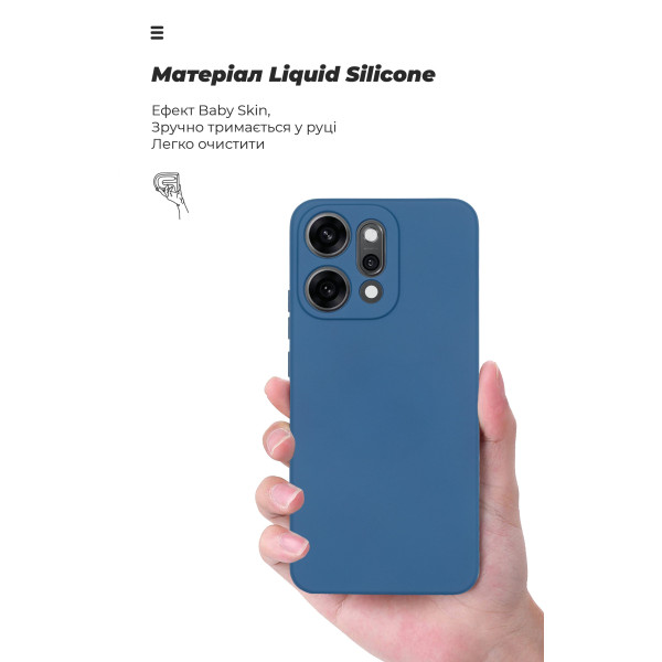 Фото - Чехол для смартфона Armorstandart ICON for OPPO Reno14 Pro 5G Camera cover Dark Blue (ARM87569)