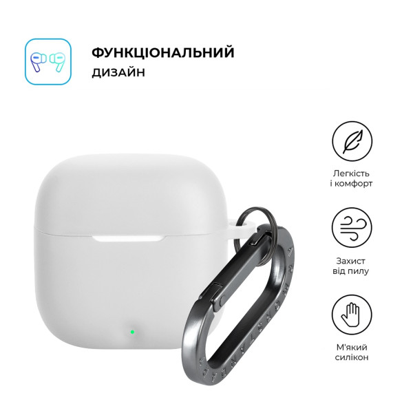 Фото - Чехол для наушников Armorstandart Hang Case for OPPO Enco Buds3 White (ARM88033)