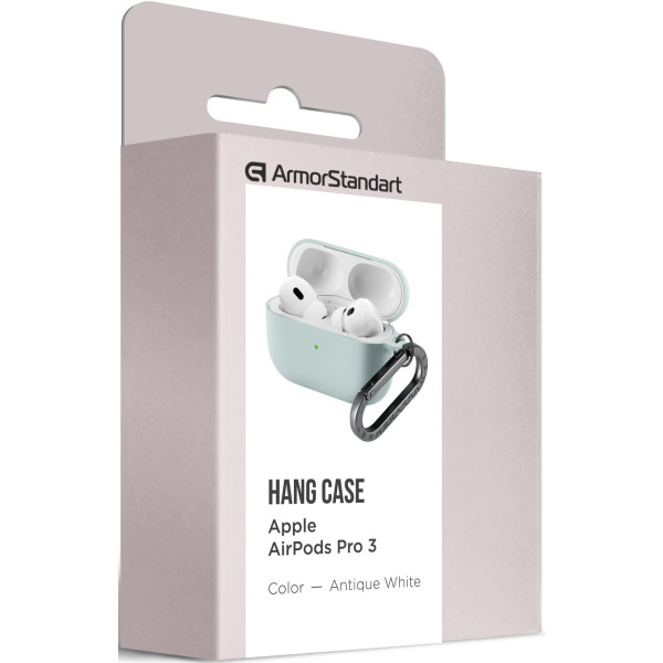Фото - Чехол для наушников Armorstandart Hang Case for Apple AirPods Pro 3 Antique White (ARM88285)
