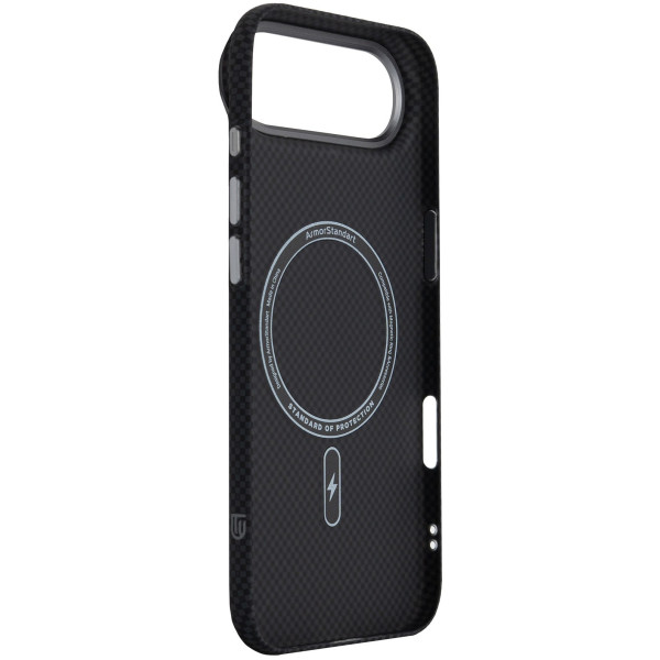 Фото - Чехол для смартфона Armorstandart LikeCarbon2 MagCase for Apple iPhone 17 Air Kevlar Black (ARM88380)