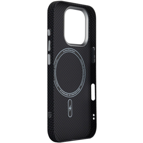 Фото - Чехол для смартфона Armorstandart LikeCarbon2 MagCase for Apple iPhone 16 Pro Max Kevlar Black (ARM88382)