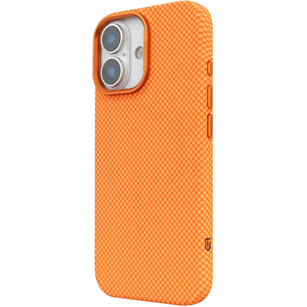 Фото - Чехол для смартфона Armorstandart LikeCarbon2 MagCase for Apple iPhone 17 Kevlar Orange (ARM88614)