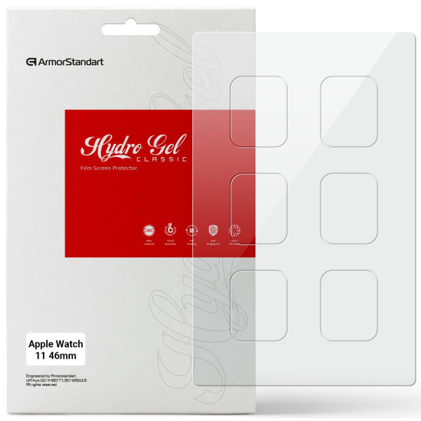Фото - Защитная пленка для смарт-часов Armorstandart for Apple Watch 11 46mm 6 шт. (ARM88734) Фото - Защитная пленка для смарт-часов Armorstandart for Apple Watch 11 46mm 6 шт. (ARM88734)