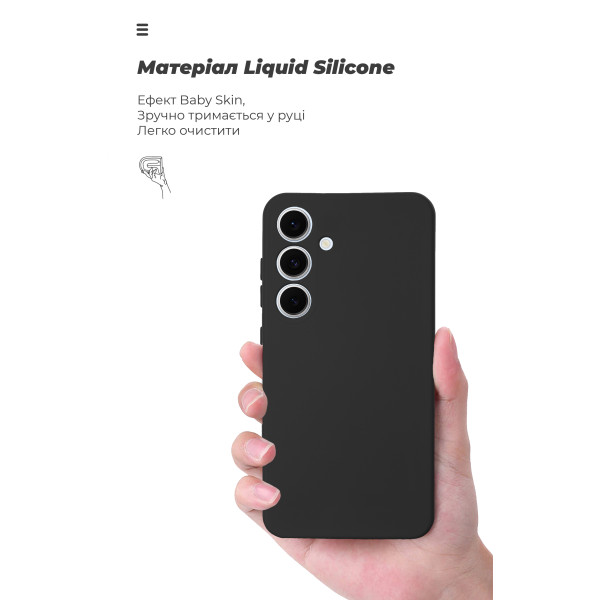 Фото - Чехол для смартфона Armorstandart ICON for Samsung S24 FE Camera cover Black (ARM88971)