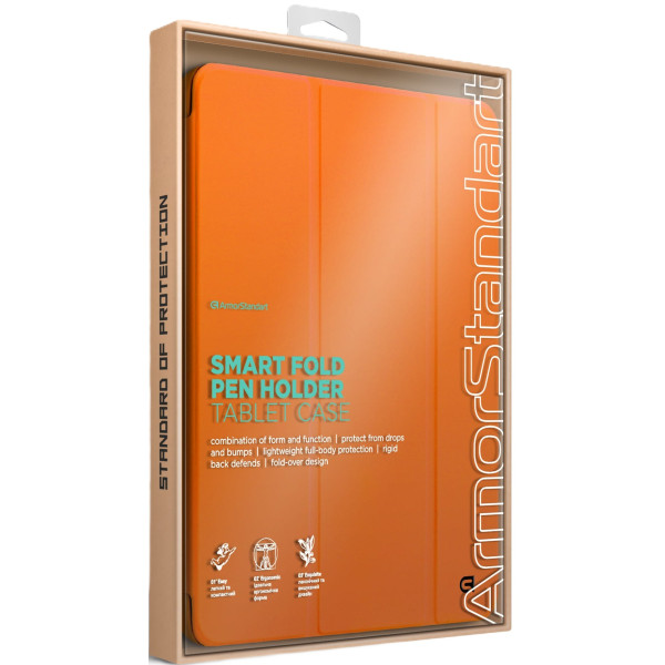 Фото - Чехол для планшета Armorstandart Smart Fold Pen for iPad 11 2025 (A16) / 10.9 2024 / 2022 Orange (ARM89221)