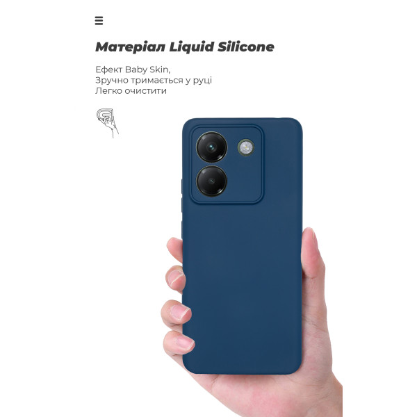 Фото - Чехол для смартфона Armorstandart ICON for Xiaomi Poco M7 Pro 5G Camera cover Dark Blue (ARM83148)