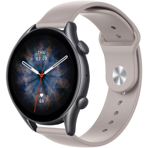 Фото - Ремешок для смарт-часов Armorstandart Silicone Watch Strap 20mm Beige (ARM90107)