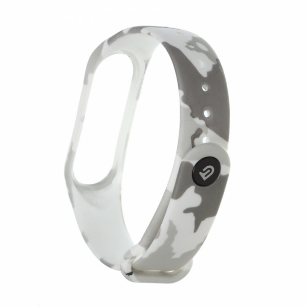 Фото - Ремешок для фитнес-браслета Armorstandart for Xiaomi Mi Band 4/3 Khaki White (ARM55640)