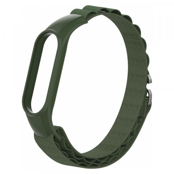 Фото - Ремешок для фитнес-браслета Armorstandart AlpinaStyle Band for Xiaomi Mi Band 7/6/5/4 Green (ARM64988)