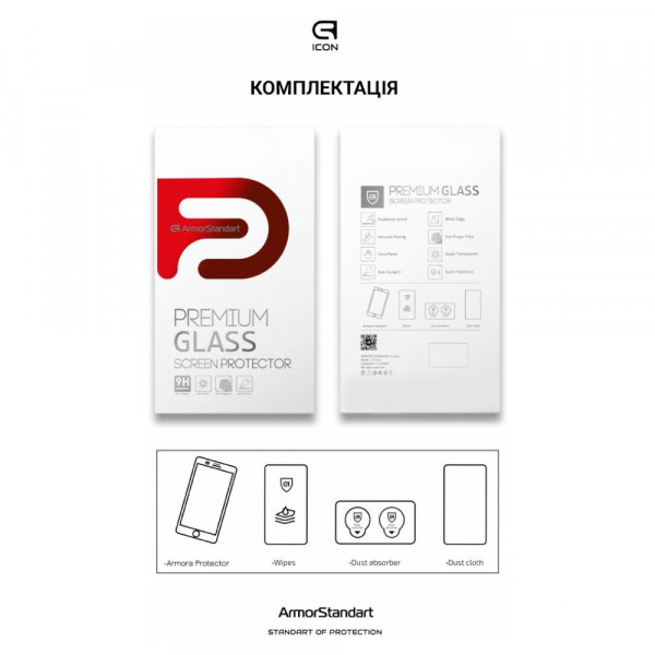 Фото - Защитное стекло для смартфона Armorstandart Pro 3D for Apple iPhone 15 Pro Black (ARM68219)