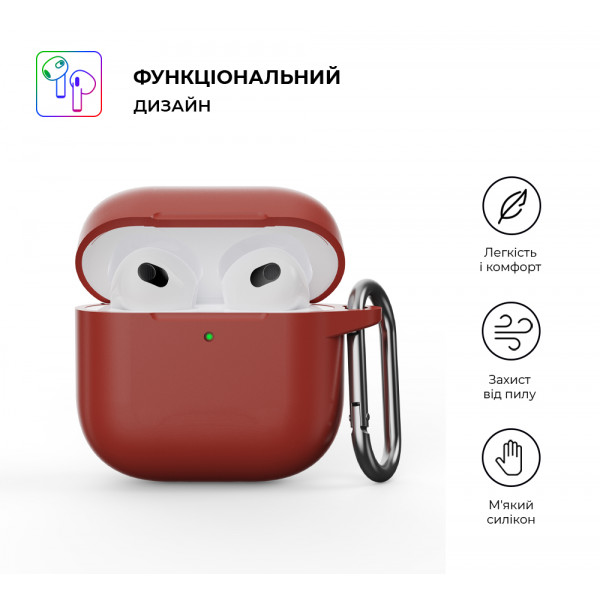 Фото - Чехол для наушников Armorstandart Hang Case for Apple AirPods 4 Scarlet (ARM81294)