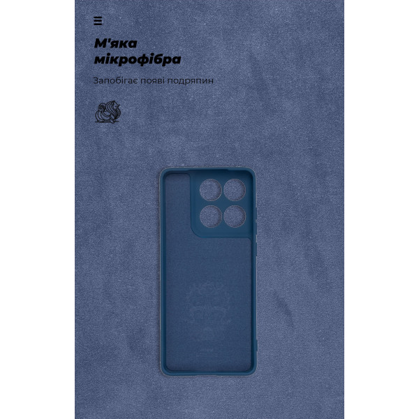 Фото - Чехол для смартфона Armorstandart ICON for Motorola Edge 60 Fusion 5G Camera cover Dark Blue (ARM85593)