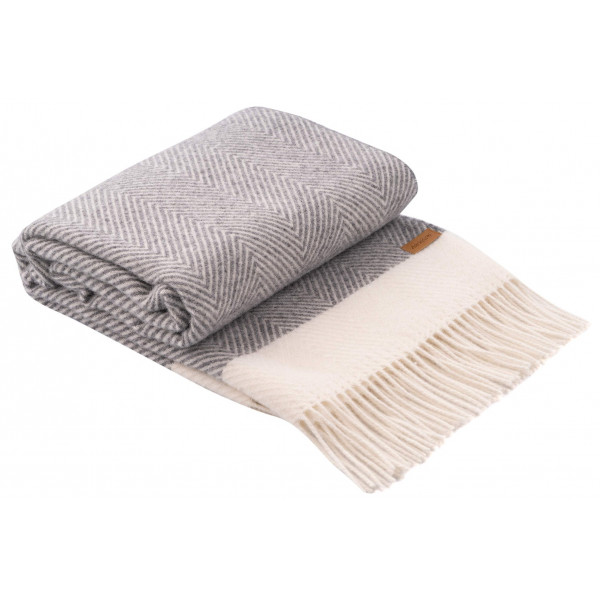 Фото - Плед полуторный Ardesto Leonardo Bianco 140x200 см серый (ART0502LB)