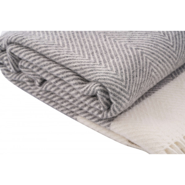 Фото - Плед полуторный Ardesto Leonardo Bianco 140x200 см серый (ART0502LB)