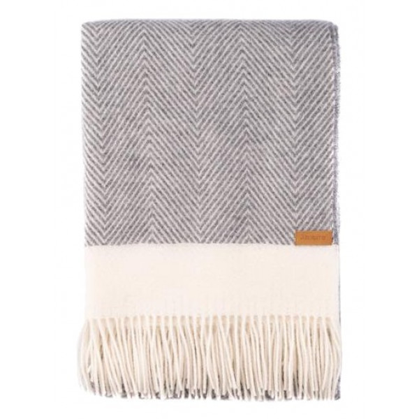 Фото - Плед полуторный Ardesto Leonardo Bianco 140x200 см серый (ART0502LB)