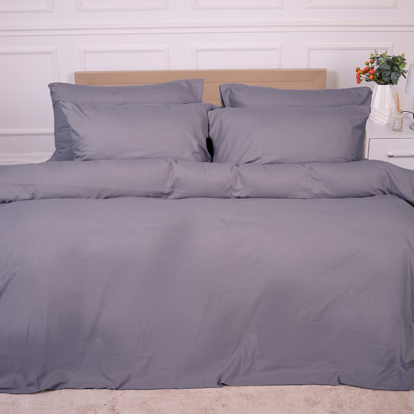 Фото - Комплект постельного белья MirSon 001 Ash grey 2x143x210 см (2200009648144)