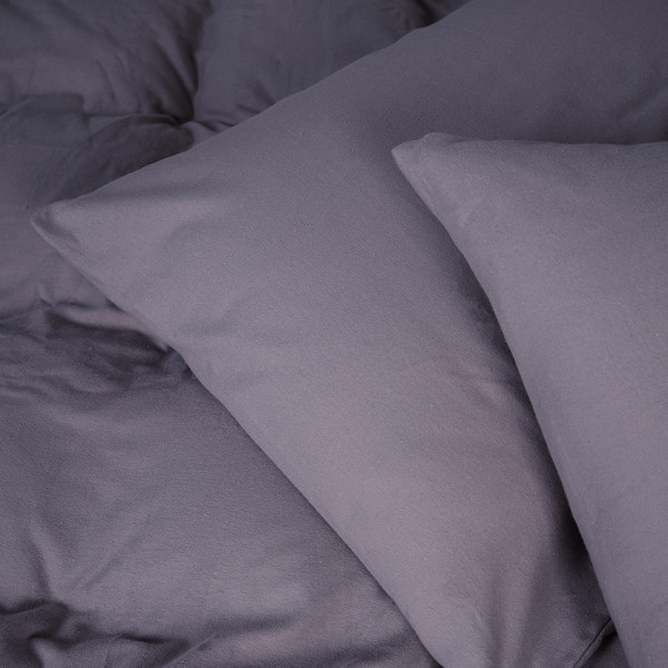 Фото - Комплект постельного белья MirSon 001 Ash grey 2x143x210 см (2200009648144)