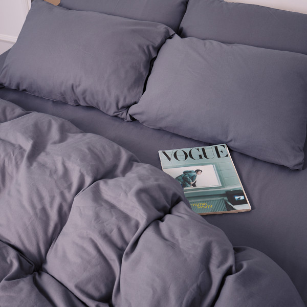 Фото - Комплект постельного белья MirSon 001 Ash grey 2x143x210 см (2200009648144)