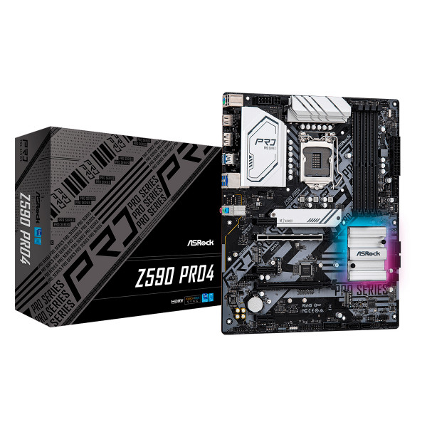 Фото - Материнская плата ASRock Z590 Pro4