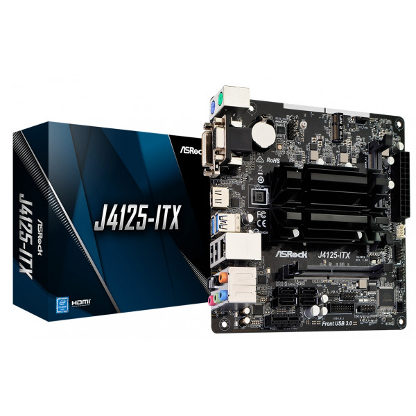 Фото - Материнская плата ASRock J4125-ITX