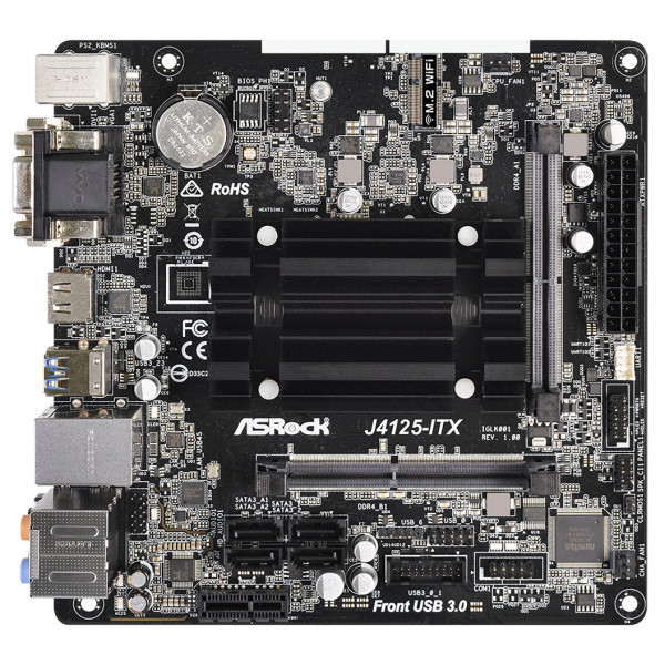 Фото - Материнская плата ASRock J4125-ITX