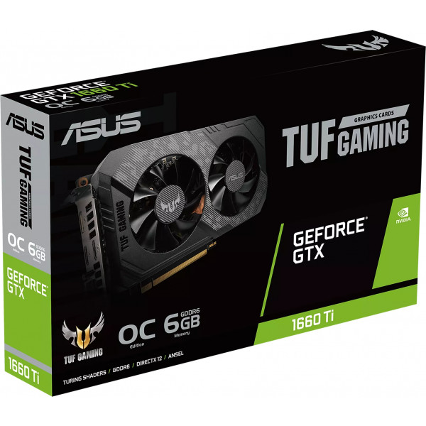 Фото - Видеокарта Asus NVIDIA GTX 1660 Ti (TUF-GTX1660TI-O6G-EVO-GAMING)