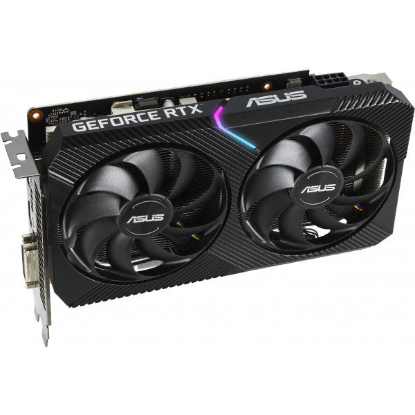 Фото - Видеокарта Asus GeForce RTX 2060 Dual Mini OC 6GB GDDR6 192bit (DUAL-RTX2060-O6G-MINI)