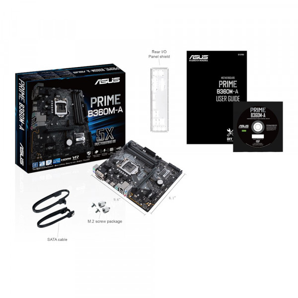 Фото - Материнская плата Asus PRIME B360M-A