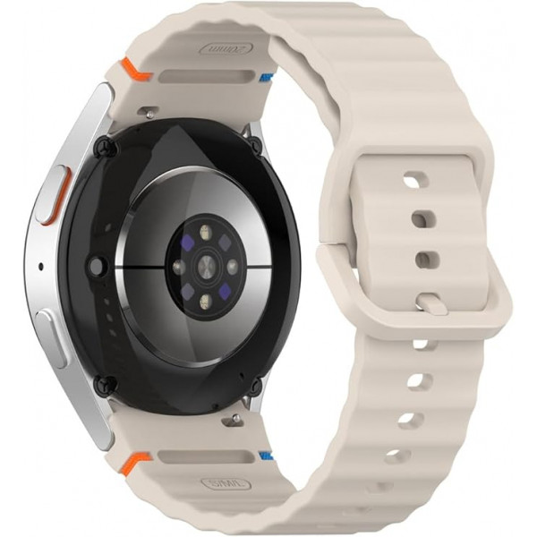 Фото - Ремешок для смарт-часов BeCover Ribbed Tape for Samsung Galaxy Watch (20mm) 3 41mm/4 40mm-44mm/5 40-44mm/6 40-44mm/7 40-44mm Cream (712039)