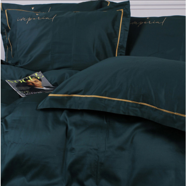 Фото - Простынь двуспальная MirSon Imperial Satin Catania 180х190 см (2200008581008)