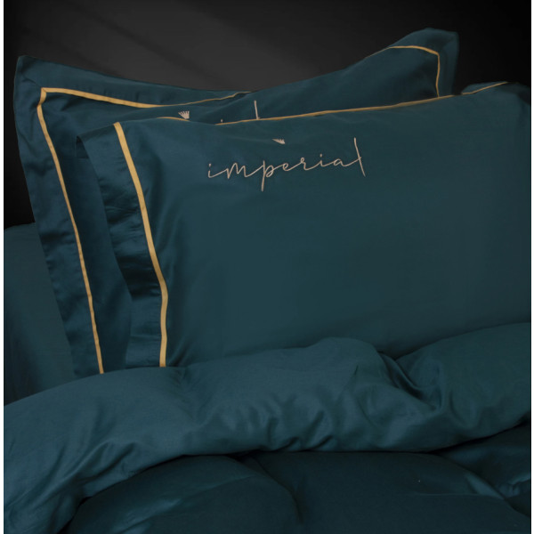 Фото - Простынь двуспальная MirSon Imperial Satin Catania 180х190 см (2200008581008)