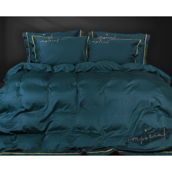 Фото - Простынь двуспальная MirSon Imperial Satin Catania 180х190 см (2200008581008)