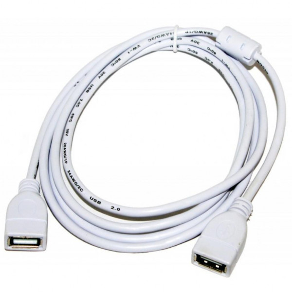 Фото - Кабель USB type A - USB type A Atcom USB 2.0 AF/AF 1.8m (15647)