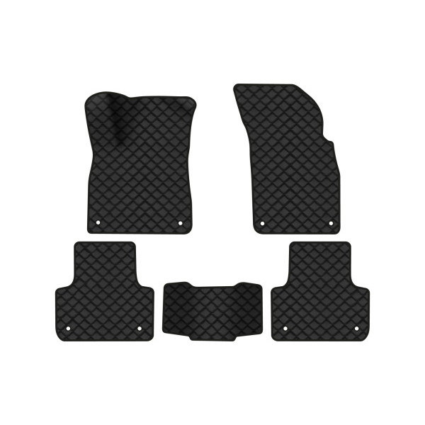 Фото - Коврики из экокожи в салон авто EVAtech ECO для Q7 (4M) 7 seats Audi 2015 2 поколение SUV USA (AU11153CE5AV8BBB)