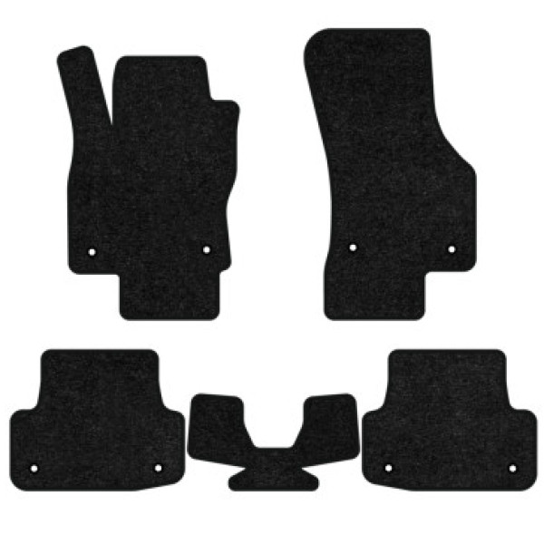Фото - Коврики ворсовые в салон авто EVAtech Standard для Audi A3 (8V) 3-doors 2012-2020 3 поколение Htb EU черный кант AU32915CV5AV8VEB