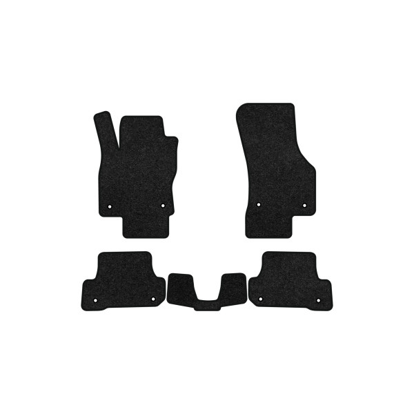 Фото - Коврики ворсовые в салон авто EVAtech Premium для Audi A3 (8V) 2012-2020 3 поколение Cabrio USA черный кант AU43852CV5AV8VPB