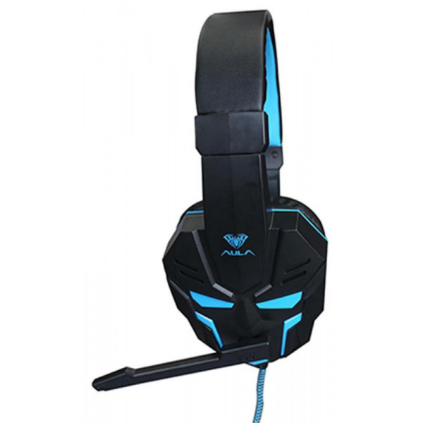 Фото - Гарнитура проводная игровая Aula Prime Gaming Headset Black-Blue (6948391256030)