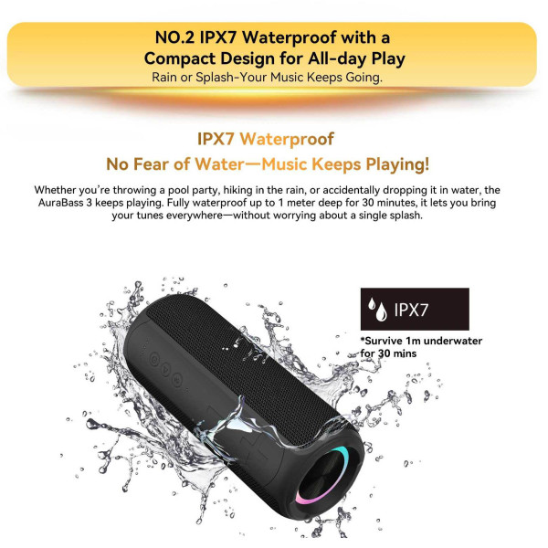 Фото - Портативная акустика Blackview AuraBass 3 Black (6931548324775)