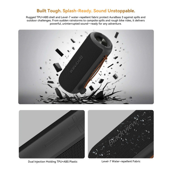 Фото - Портативная акустика Blackview AuraBass 3 Black (6931548324775)