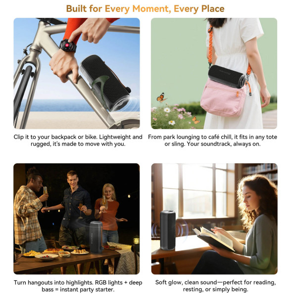 Фото - Портативная акустика Blackview AuraBass 3 Black (6931548324775)