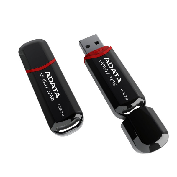 Фото - Флеш USB ADATA UV150 32GB USB 3.0 Black (AUV150-32G-RBK)