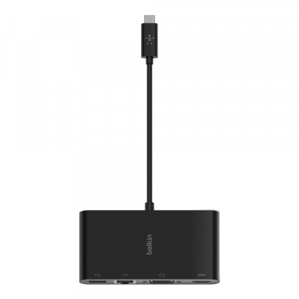 Фото - Хаб USB Belkin USB-C - Ethernet, HDMI, VGA, USB-A Black (AVC005BTBK)