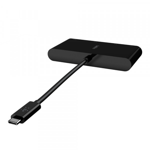 Фото - Хаб USB Belkin USB-C - Ethernet, HDMI, VGA, USB-A Black (AVC005BTBK)