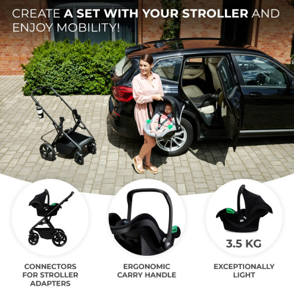 Фото - Автокресло Kinderkraft Mink Pro i-Size Black (KCMINKPRBLK0000)
