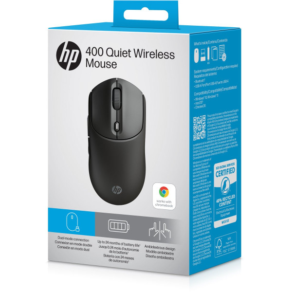 Фото - Мышь беспроводная HP 400 Quiet Black (AZ7B2AA)