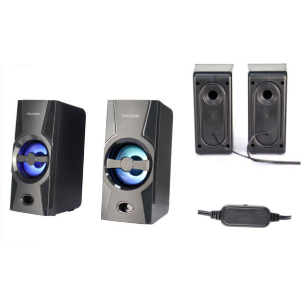 Фото - Компьютерная акустика компактная 2.0 Microlab B-15 2.0, USB Black