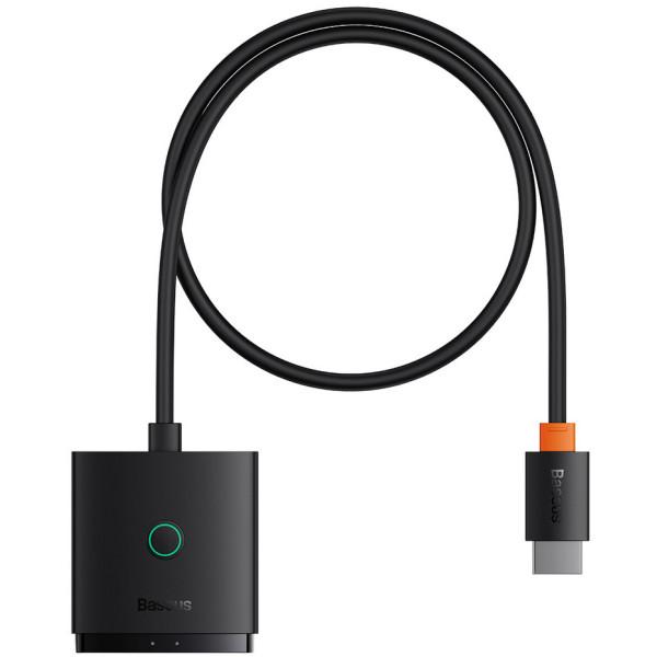 Фото - Переходник HDMI Baseus AirJoy Series 2-in-1 Bidirectional HDMI Switch with 1m Cable Cluster Black (B01331105111-01)