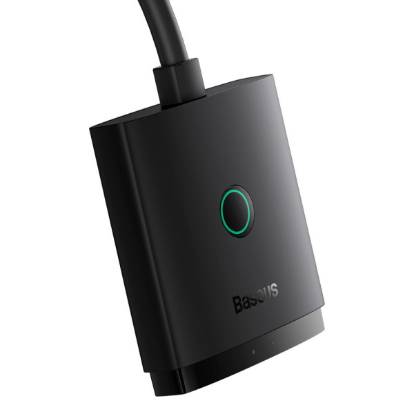 Фото - Переходник HDMI Baseus AirJoy Series 2-in-1 Bidirectional HDMI Switch with 1m Cable Cluster Black (B01331105111-01)